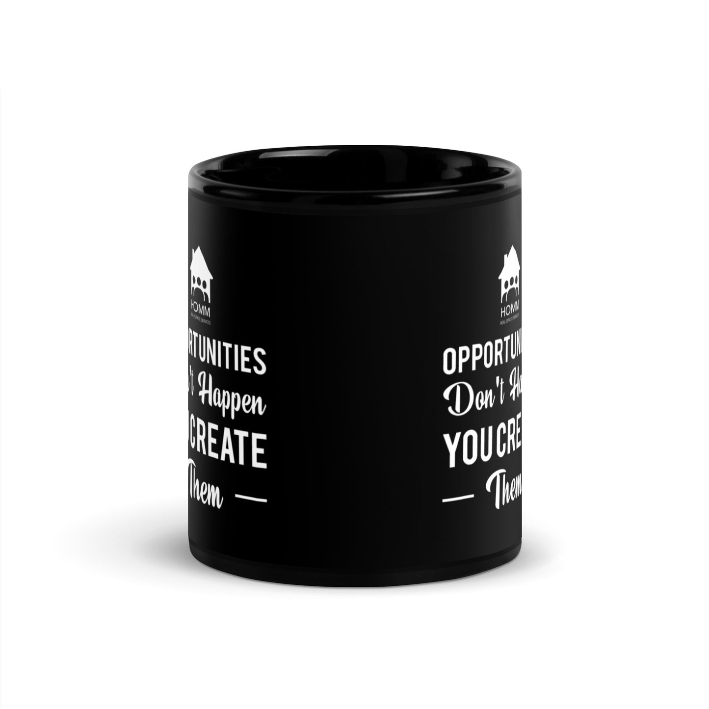 HOMM Them Black Glossy Mug