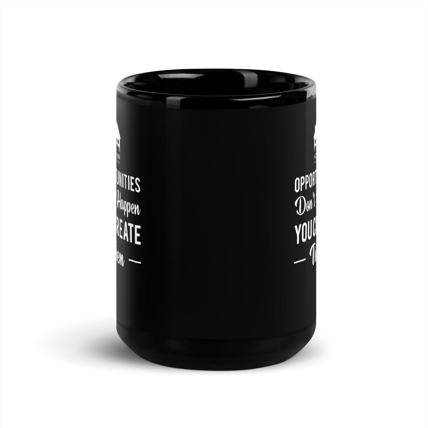 HOMM Them Black Glossy Mug