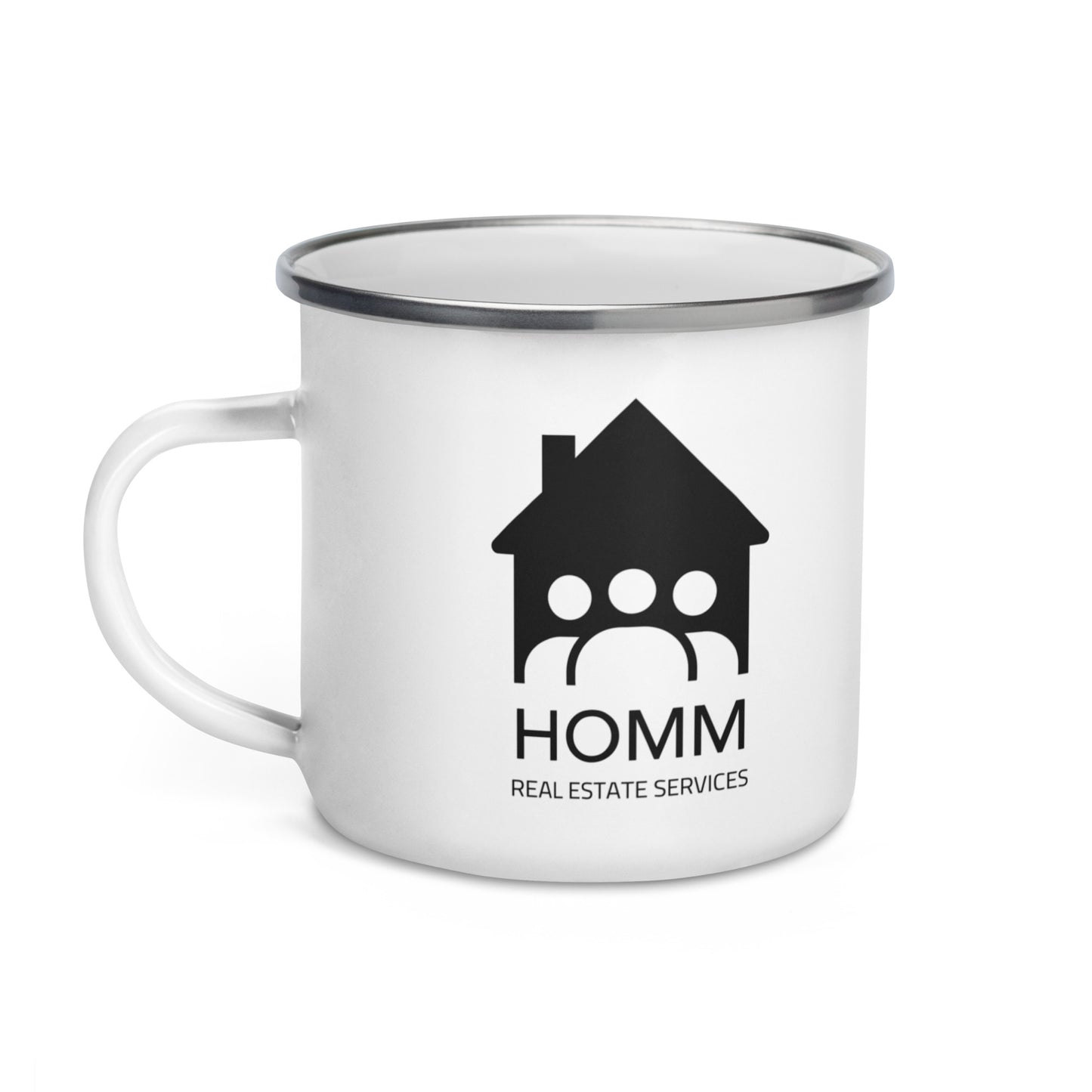 HOMM Mug Outdoors Enamel White