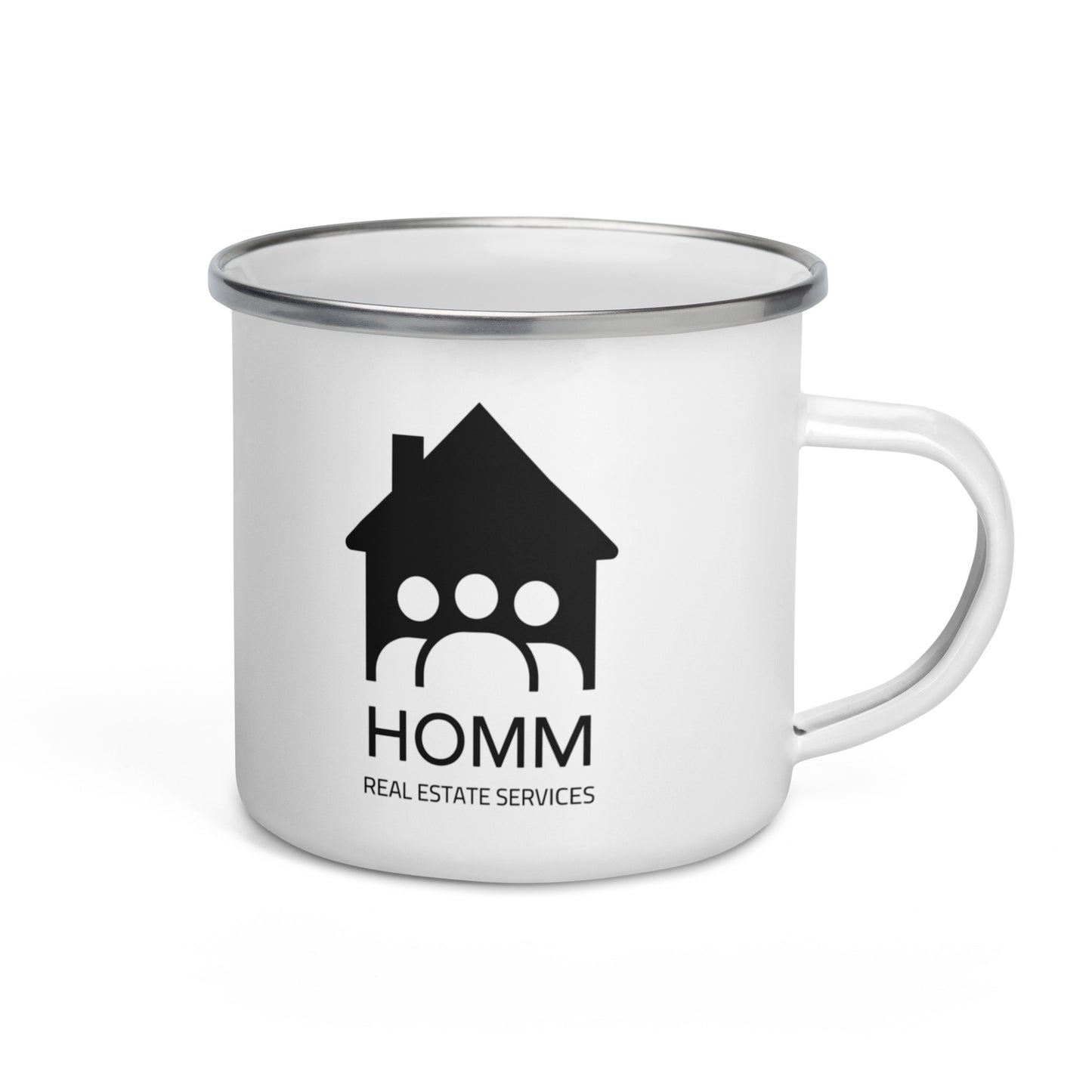 HOMM Mug Outdoors Enamel White