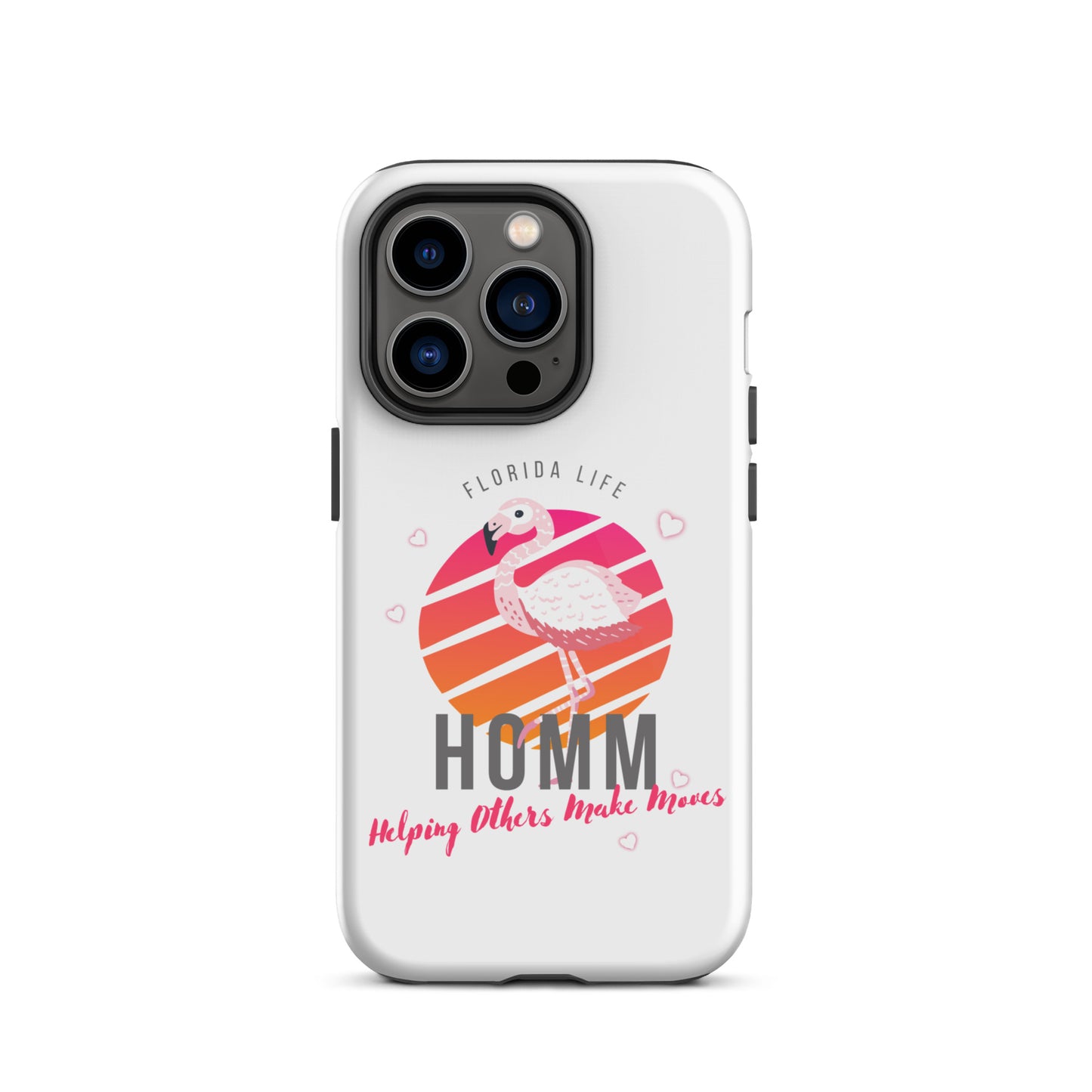 HOMM Flamingo Tough iPhone case