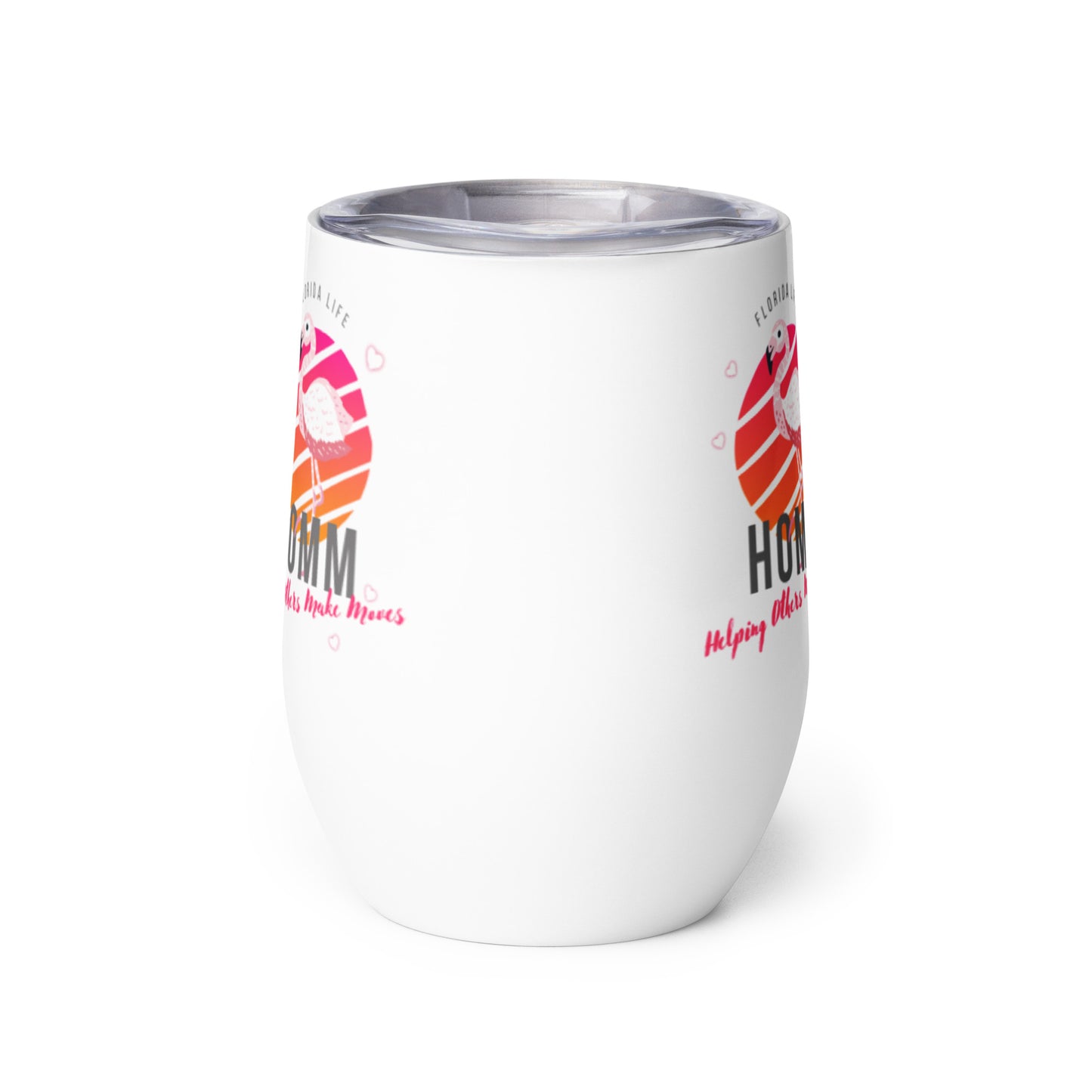 HOMM Tumbler Florida Flamingo Wine Mini