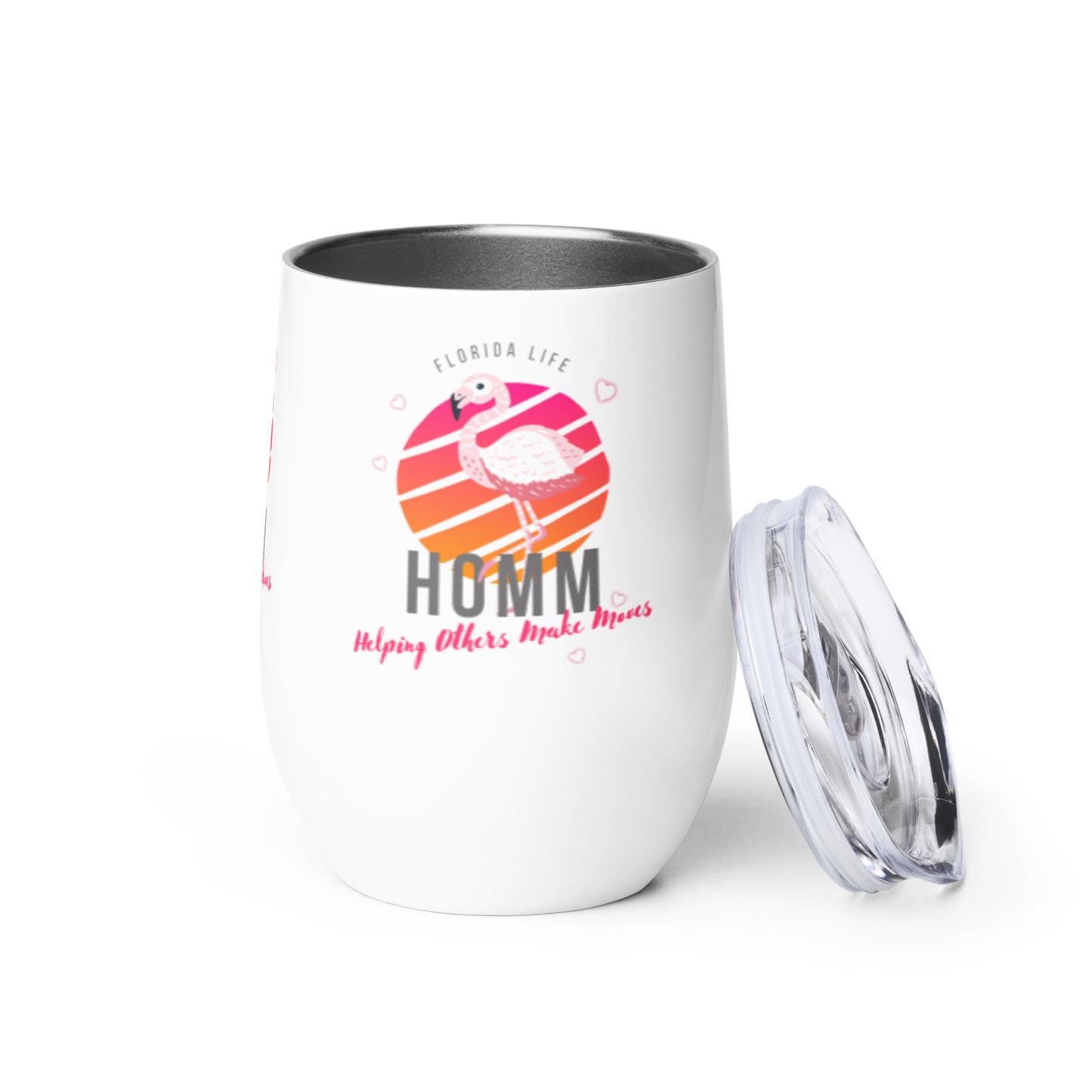 HOMM Tumbler Florida Flamingo Wine Mini