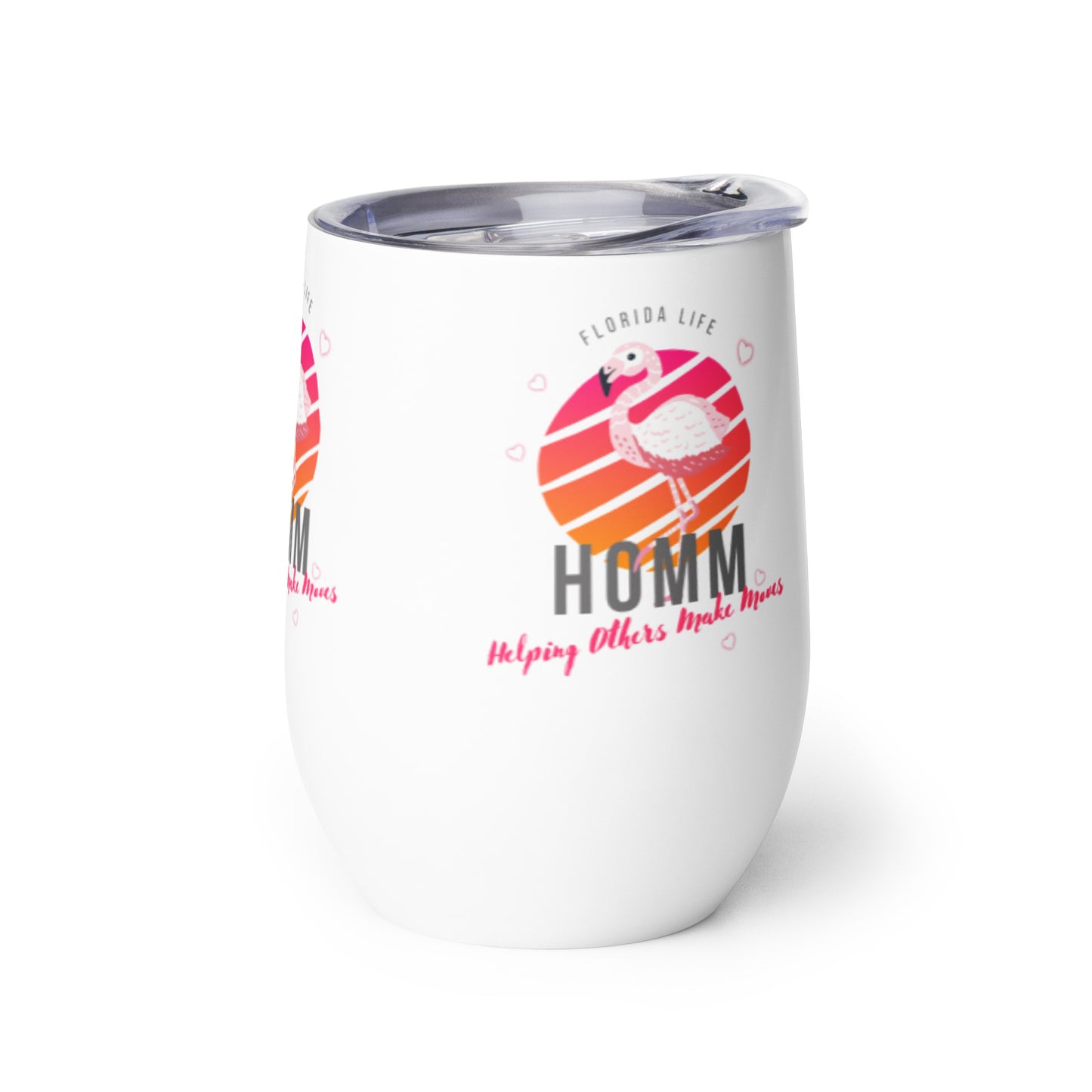 HOMM Tumbler Florida Flamingo Wine Mini