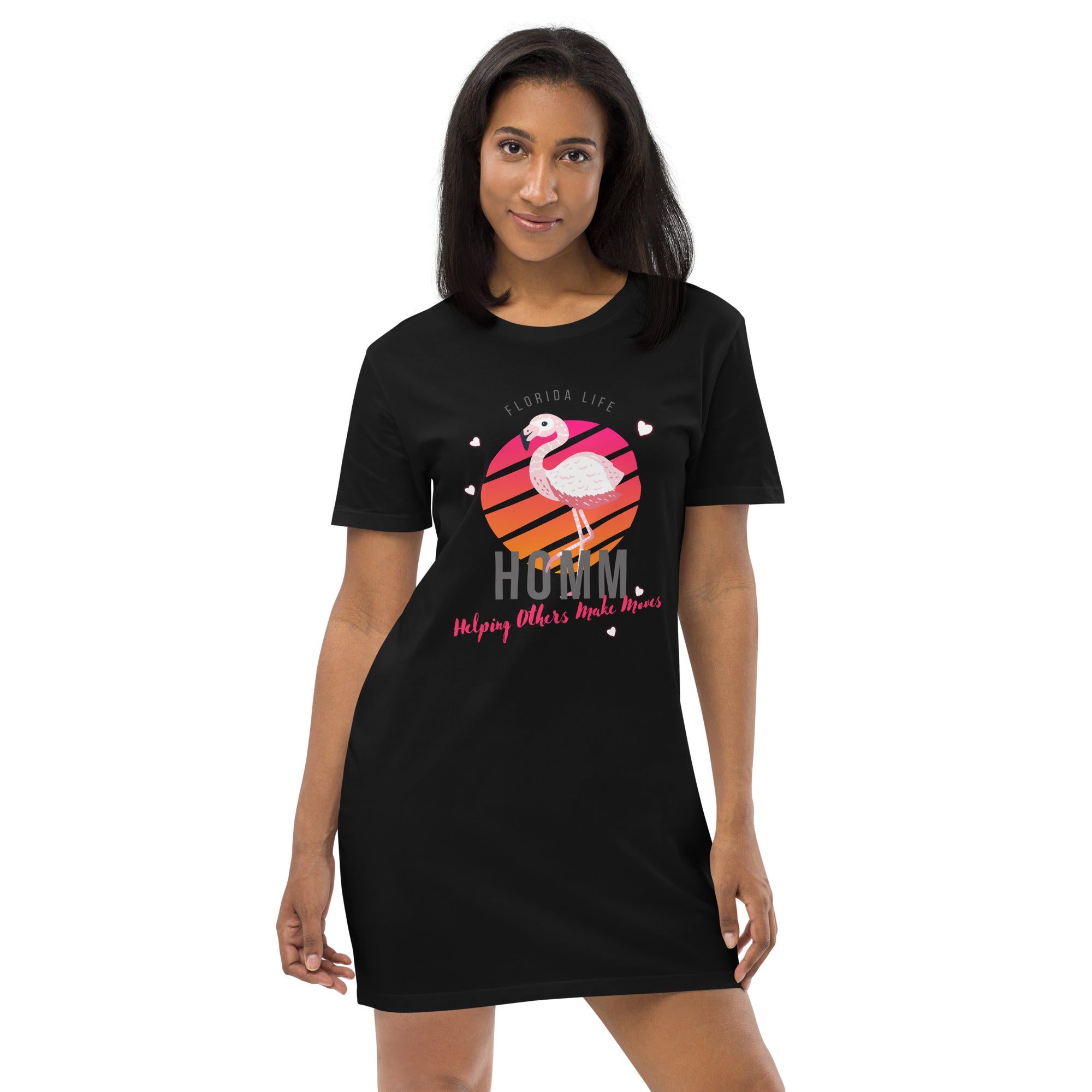 Flamingo t shirt dress online