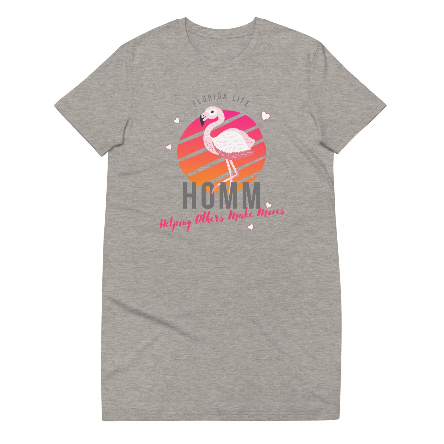 HOMM Flamingo Organic Cotton Tee Dress