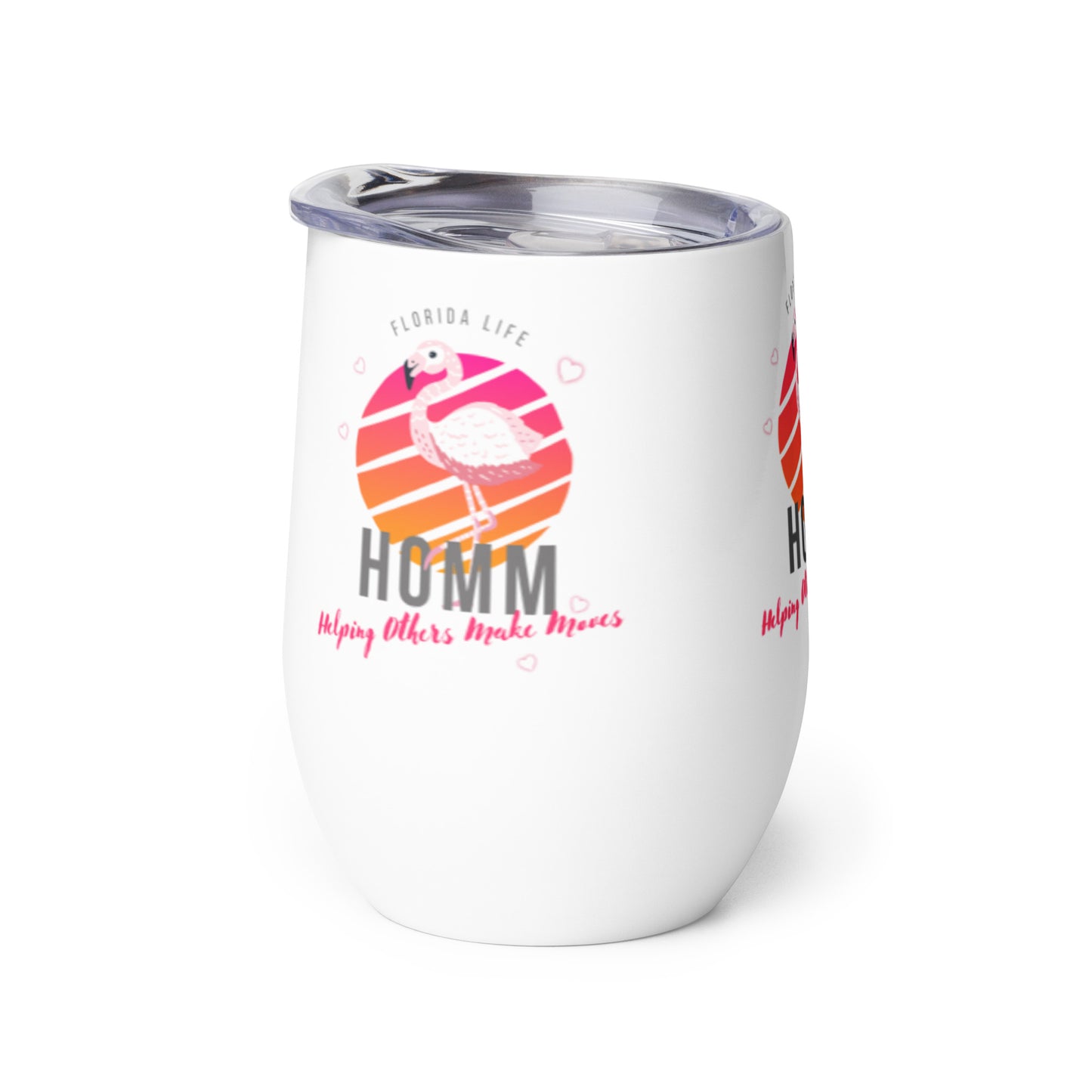 HOMM Tumbler Florida Flamingo Wine Mini